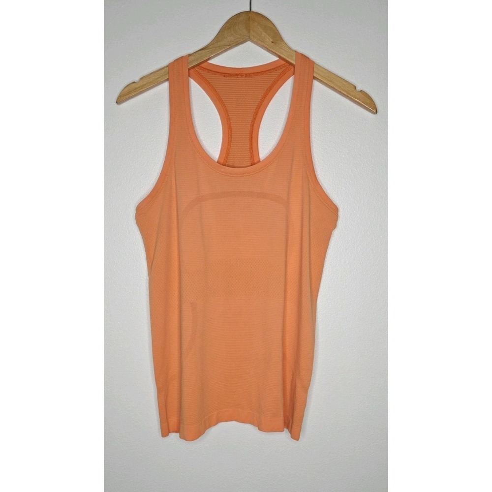 Lululemon Swiftly Tech Racerback Tank Top Women's size 8 Orange